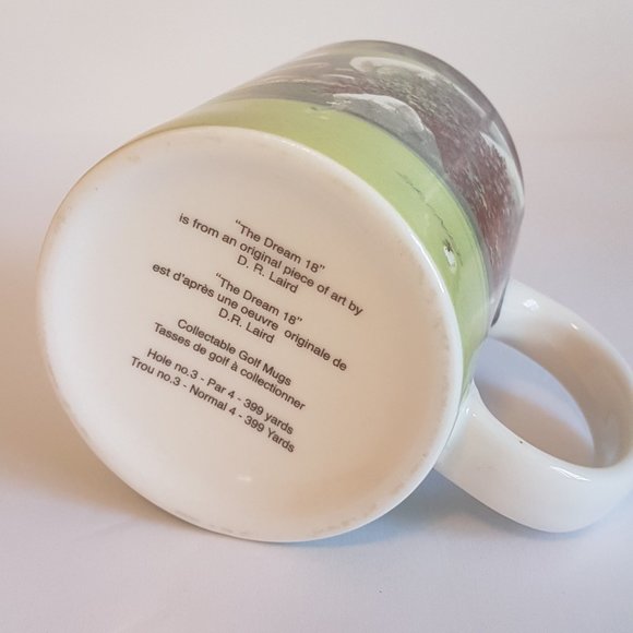 Vintage Collectible Golf Mugs Artwork Mugs DR Laird "The Dream 18" Holes #3 #6 - Picture 8 of 16